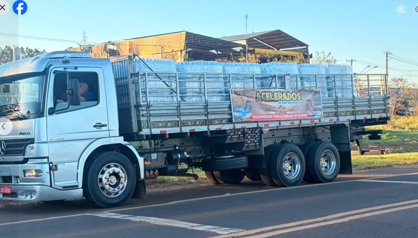 Grupo Acelerados de Jaboticabal realiza grande doação de água e leite para Guariba